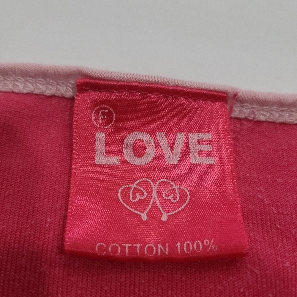 Love Paul Frank logo Pink Long Sleeve Top sz.M - Picture 4 of 11